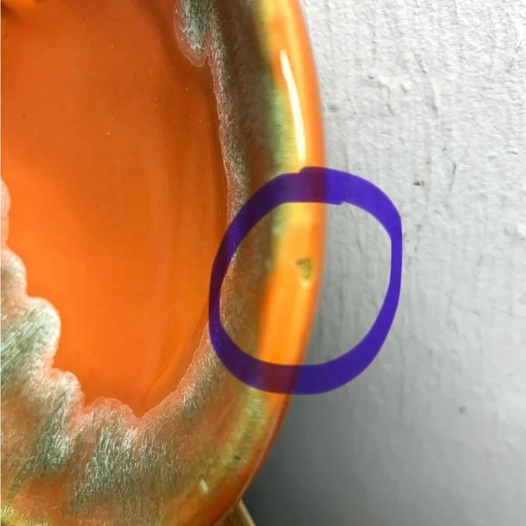 VTG Art Pottery Retro
Cigarette Cigar Ashtray MCM Mid-Century Flow - Picture 3 of 8